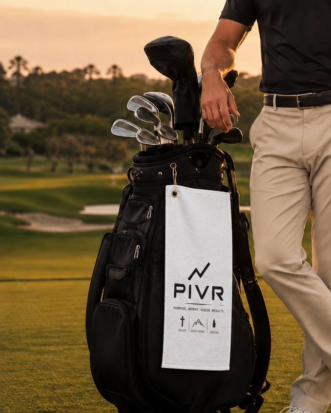 The Pursuit Golf towel